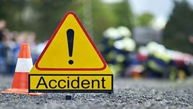 UP Road Accident: 8 Die, Over 25 Injured As Private Bus Collides With Truck in Lakhimpur Kheri